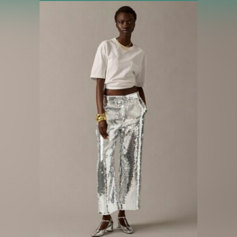 J. Crew Collection Ingrid Sequin Pants